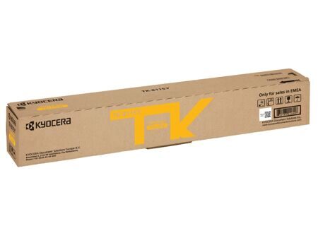 TK-8115Y Тонер картридж желтый для KYOCERA M8124cidn/M8130cidn (ресурс 6'000 c.)